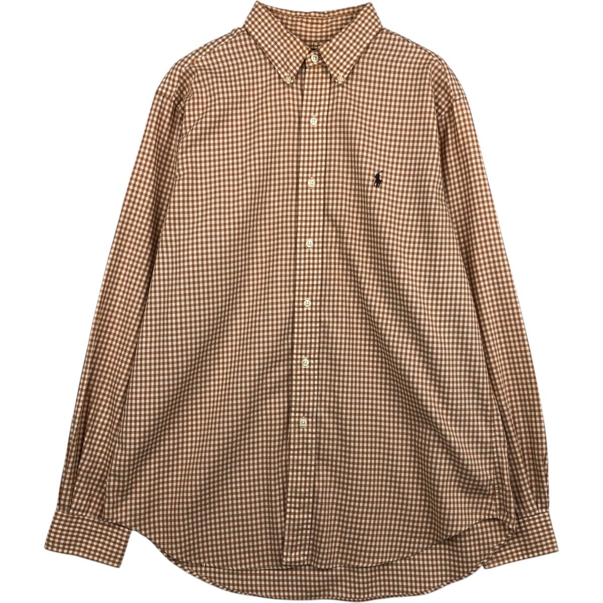 古着 ラルフローレン Ralph Lauren CLASSIC FIT ギンガムチェック 長袖
