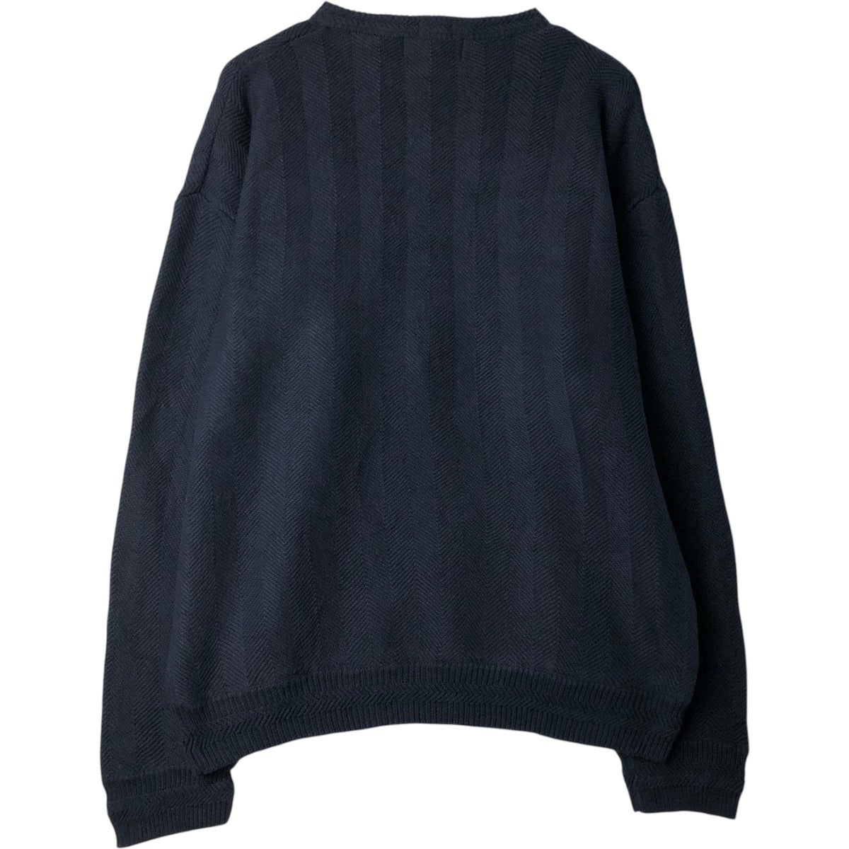 古着 ラルフローレン Ralph Lauren CHAPS チャップス ヘリンボーン コットンニットセーター メンズM相当/eaa627452 古着 90年代 ラルフローレン Ralph Lauren CHAPS チャップス