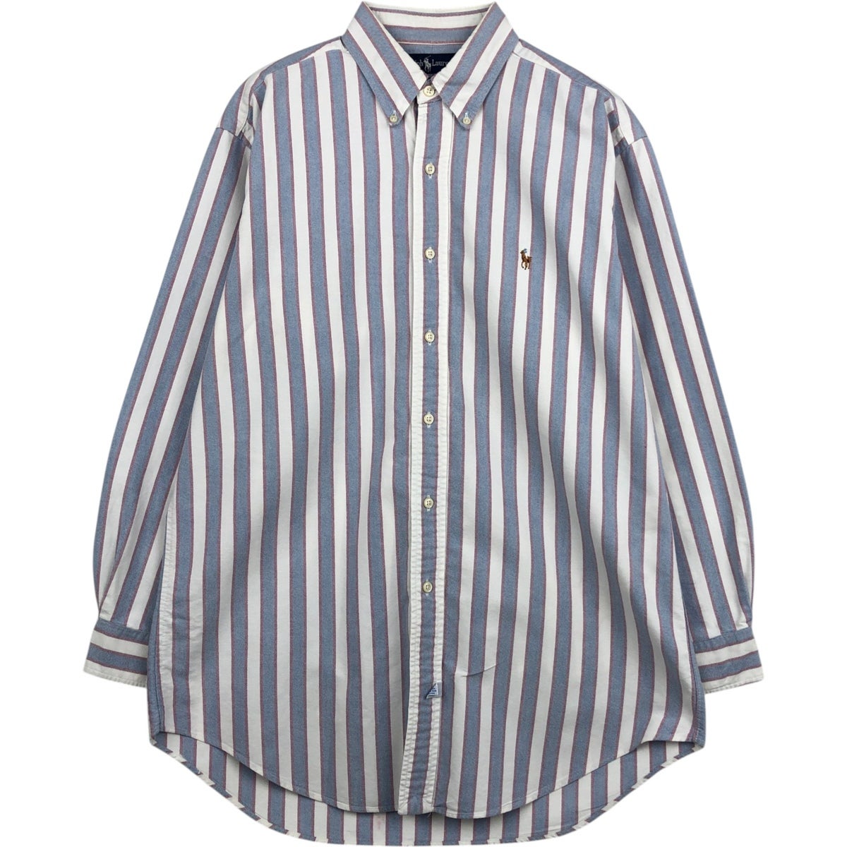 古着 ラルフローレン Ralph Lauren YARMOUTH 長袖 ボタンダウン