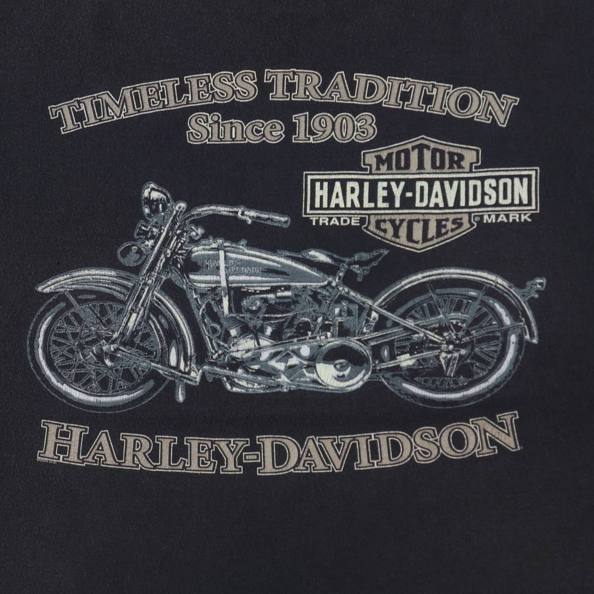 古着 ハーレーダビッドソン Harley-Davidson 星条旗柄 モーター