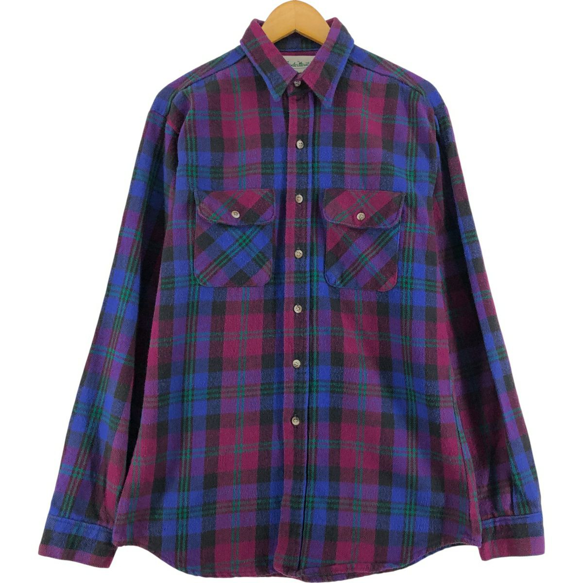 古着 90年代 Gander Mountain 長袖 フランネルチェックシャツ USA製