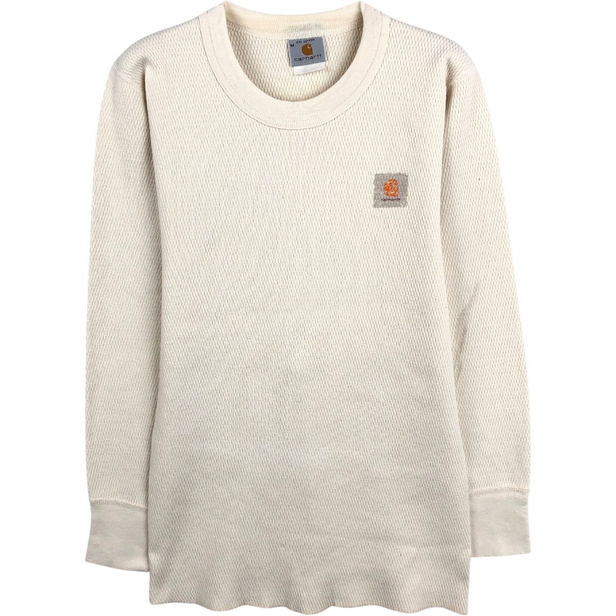 古着 カーハート Carhartt サーマルロンT ワッフル メンズL相当