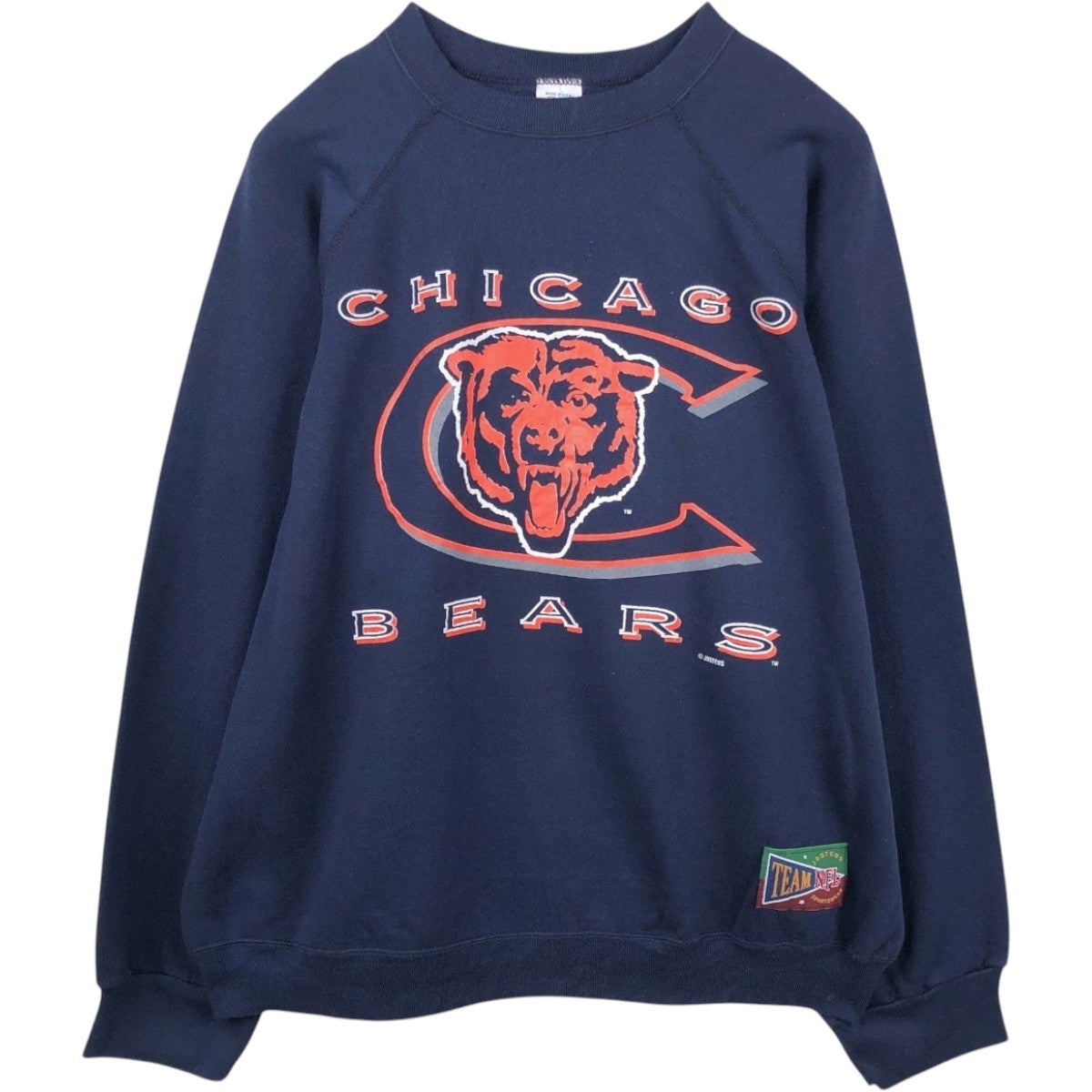 古着 90年代 TRENCH NFL シカゴベアーズ プリントスウェットシャツ