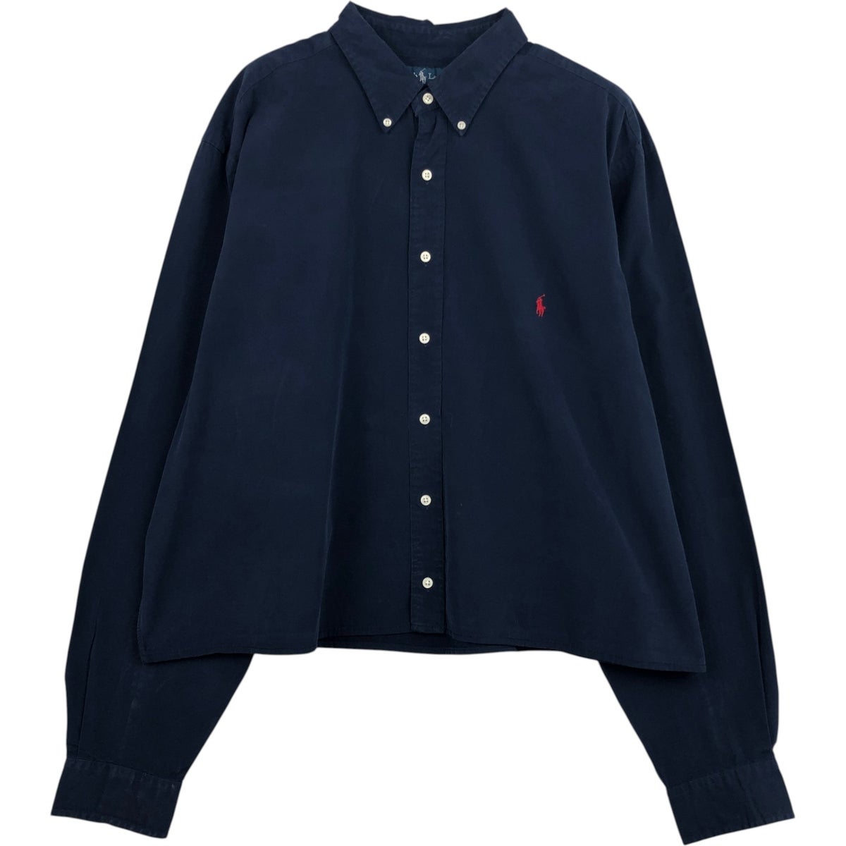 古着 ラルフローレン Ralph Lauren CLASSIC FIT 長袖 リネン ボタン