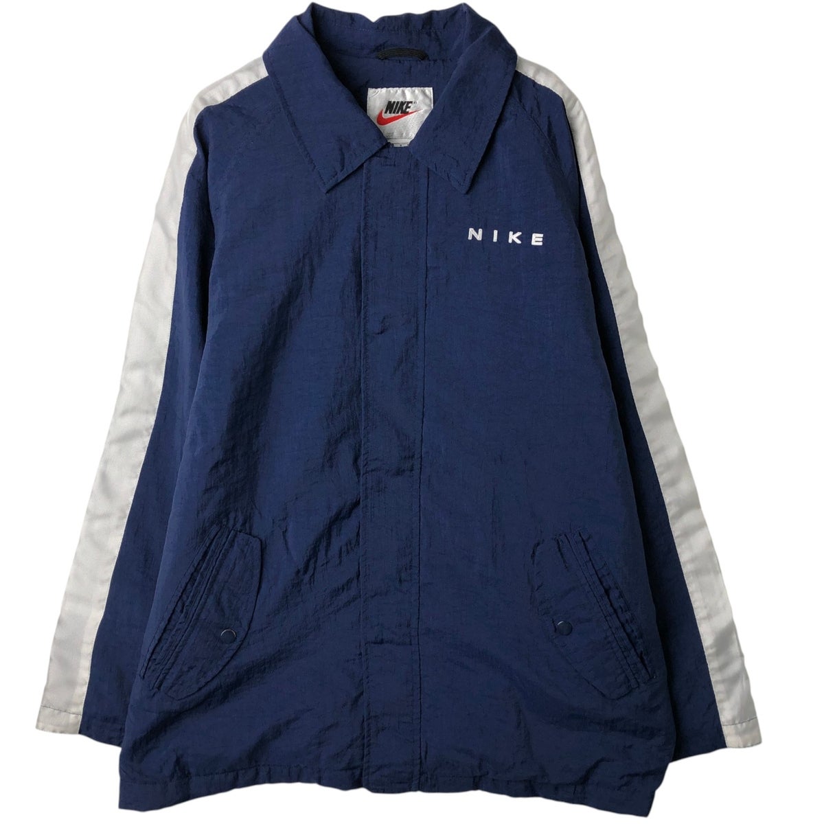 古着 90年代 ナイキ NIKE デカロゴ ジャージパーカー トラック