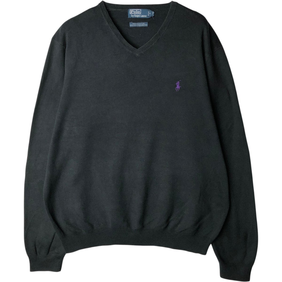 古着 ラルフローレン Ralph Lauren POLO by Ralph Lauren Vネック