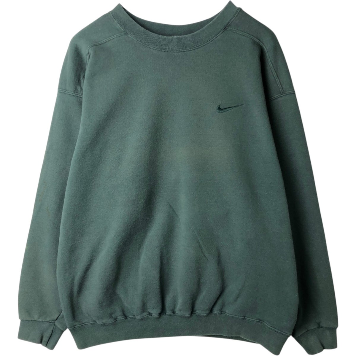古着 90年代 ナイキ NIKE ワンポイントロゴスウェットシャツ