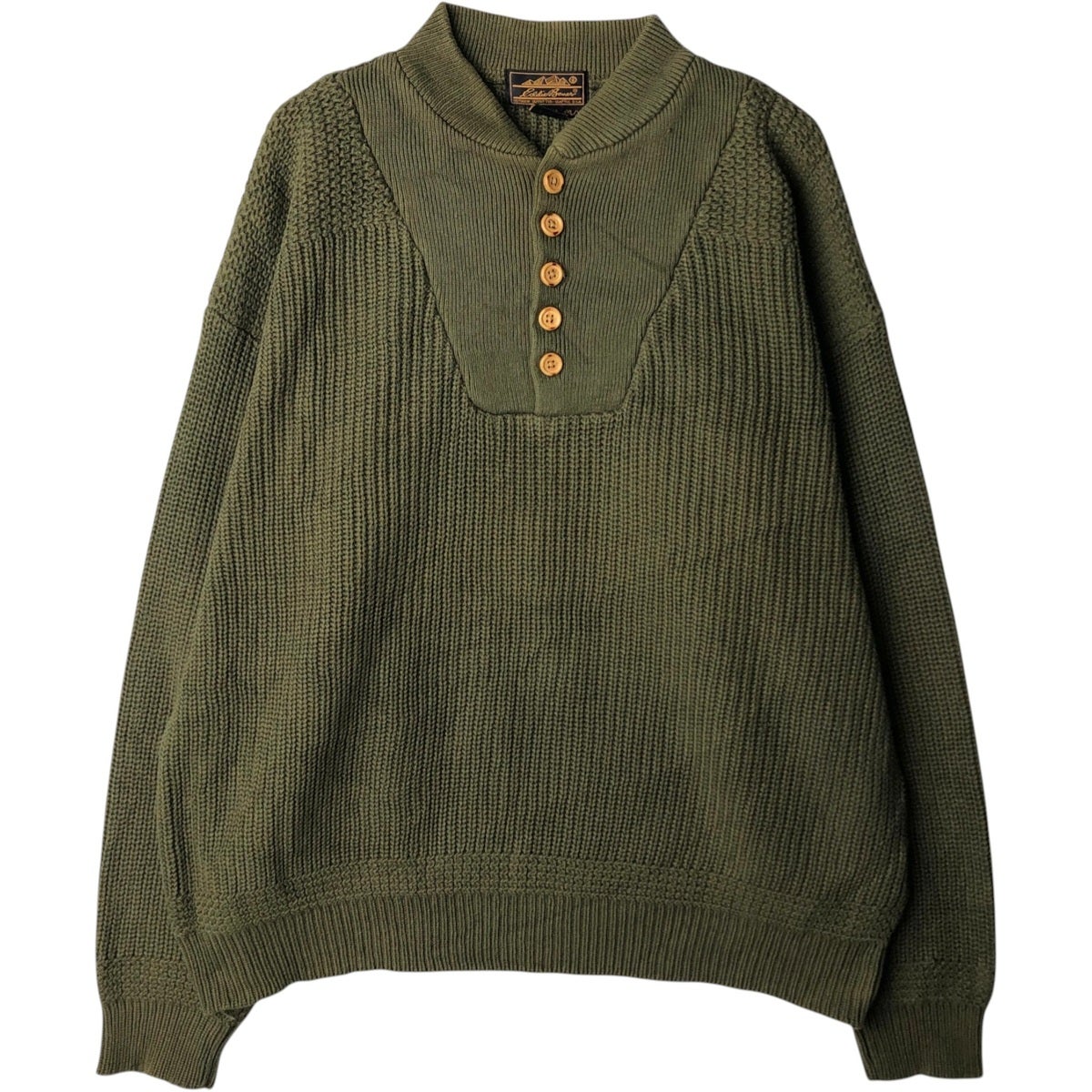古着 80～90年代 エディーバウアー Eddie Bauer 黒タグ ハイネック