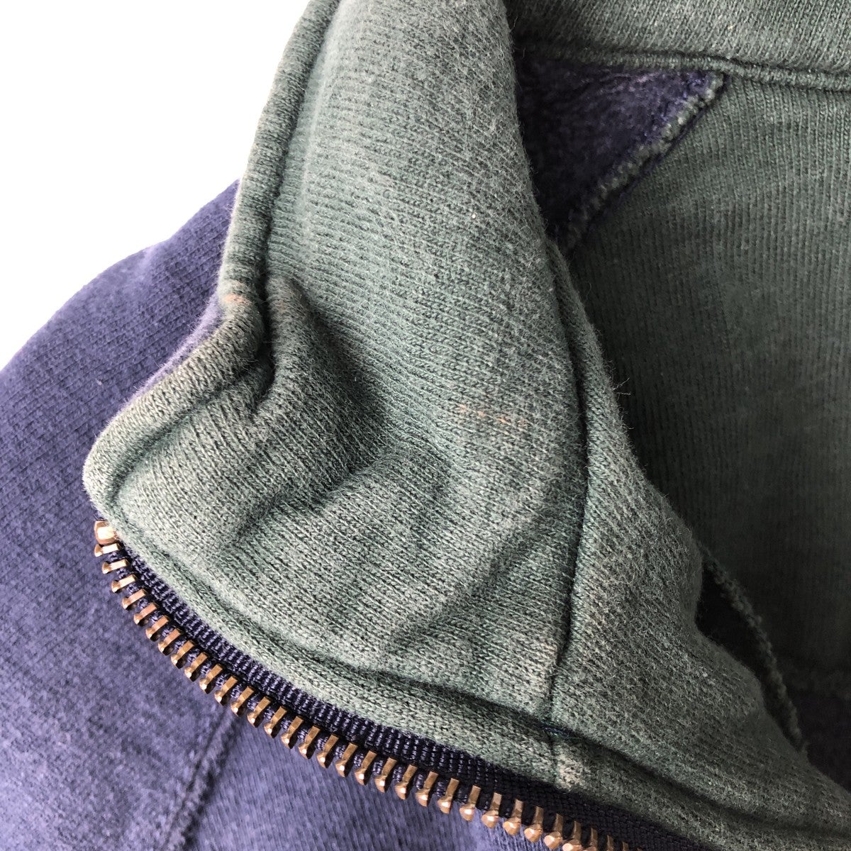 古着 チャンピオン Champion AUTHENTIC ハーフジップスウェットシャツ
