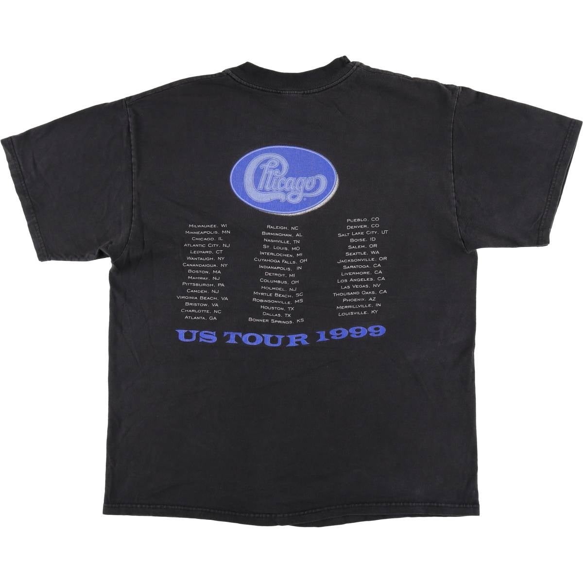 古着 90年代 Chicago バンドTシャツ バンT メンズM相当 ヴィンテージ