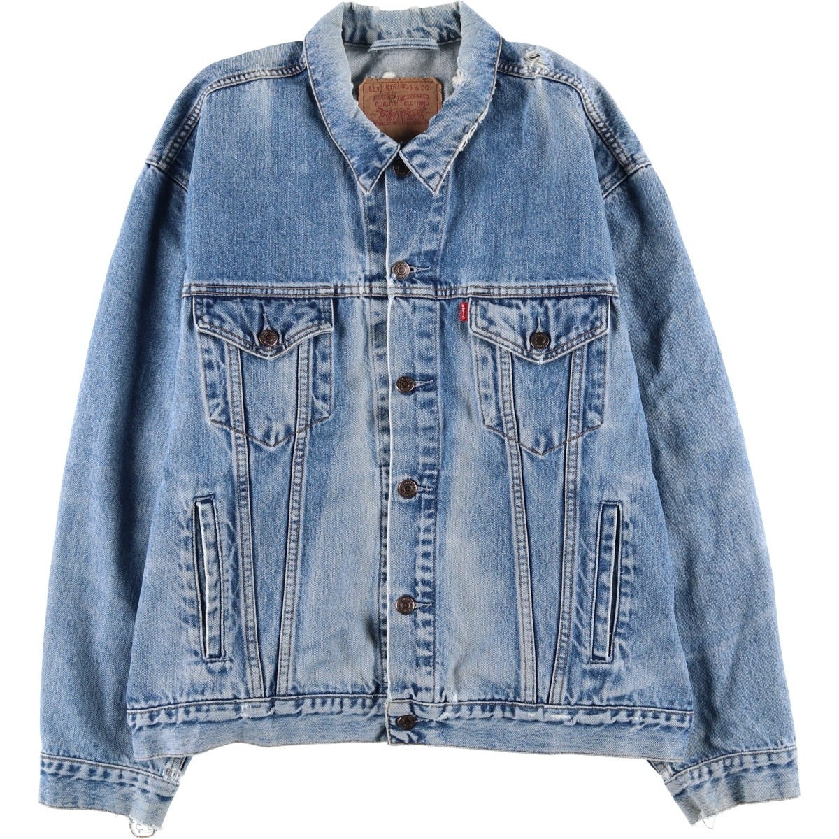 リーバイス　70503 02　90s　デニムジャケット　Gジャン　ユーロ　L. 古着 90年代 リーバイス Levis 70503-0216 ユーロモデル デニム