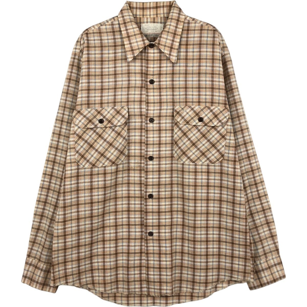 古着 70年代 シアーズ Sears WESTERN WEAR ギンガムチェック 長袖