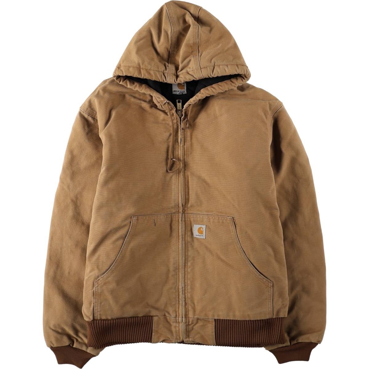 古着 カーハート Carhartt アクティブジャケット ダックフルジップ