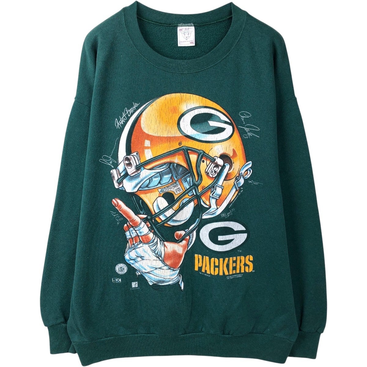 古着 90年代 タルテックス Tultex NFL GREEN BAY PACKERS グリーンベイ