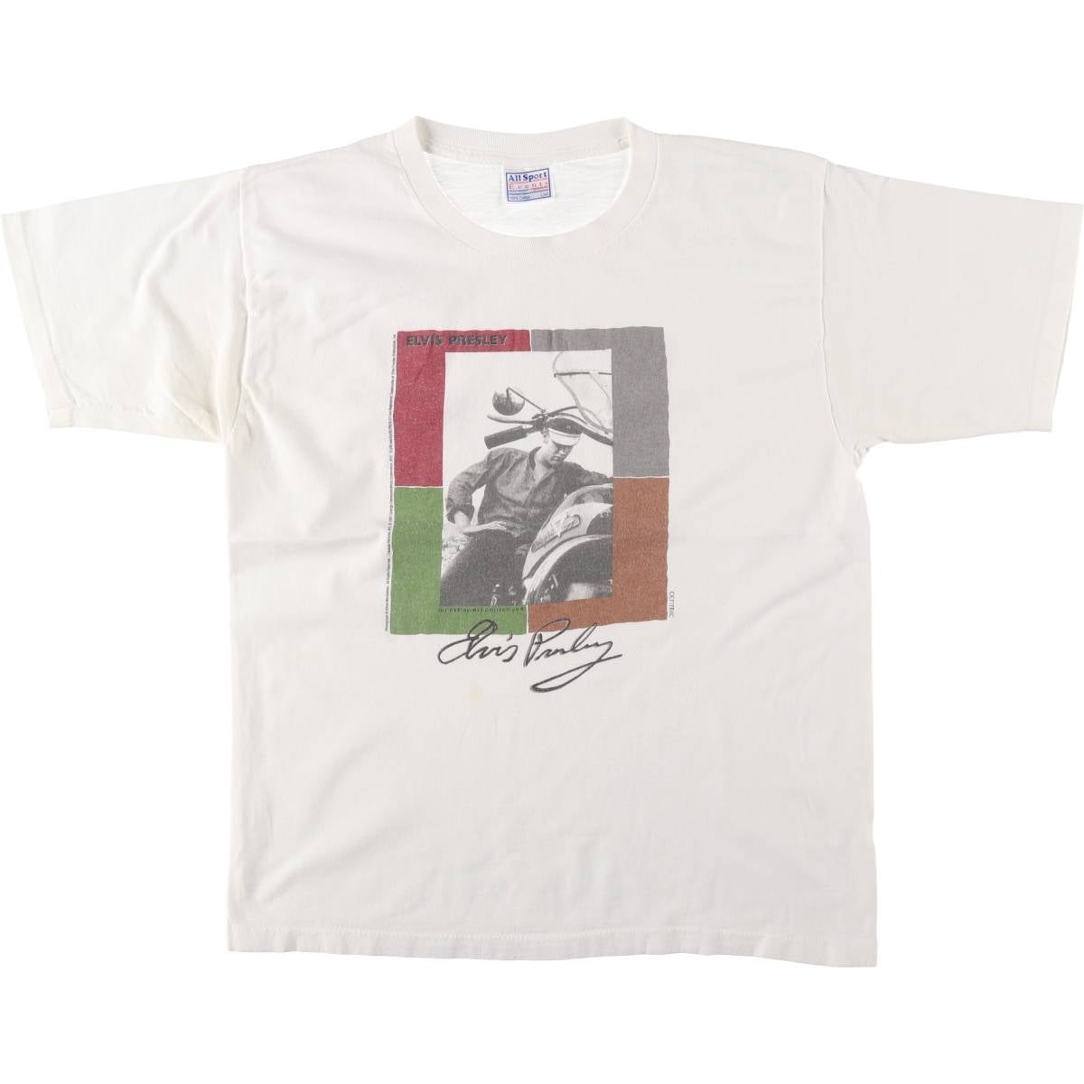 90年代ヴィンテージ エルヴィス・プレスリー ポートレートプリント T 