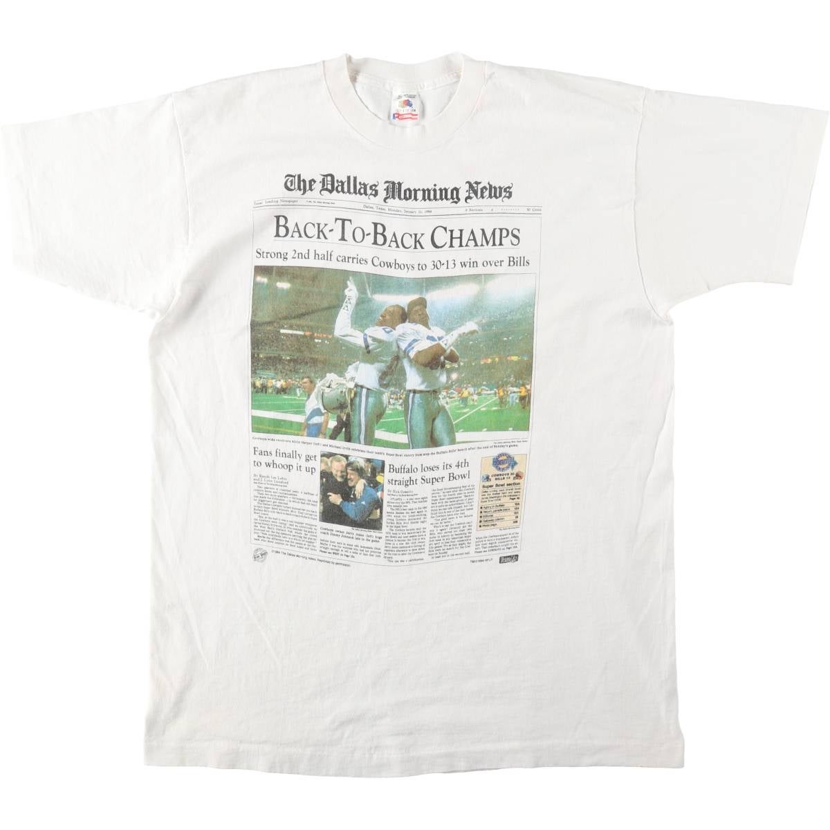 古着 90年代 SALEM SUPER BOWL XXVII 第27回スーパーボウル NFL DALLAS