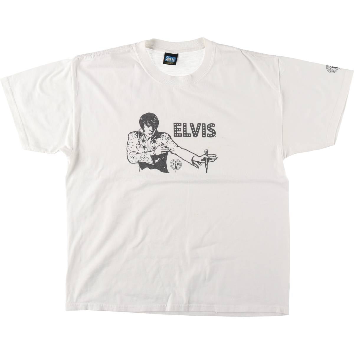 古着 Paul Frank ELVIS PRESLEY エルヴィスプレスリー バンドTシャツ