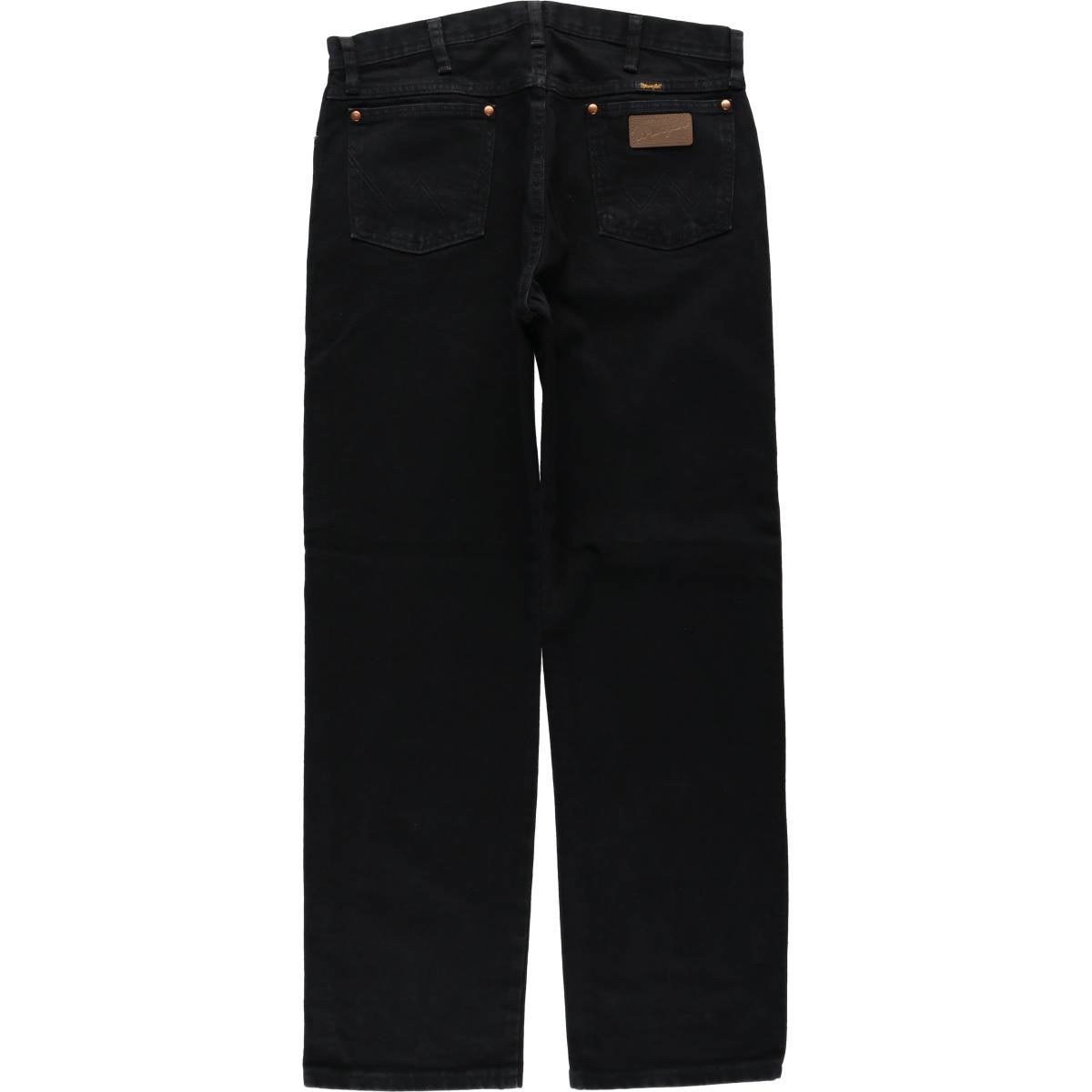 古着 90～00年代 ラングラー Wrangler ブラックデニム テーパード