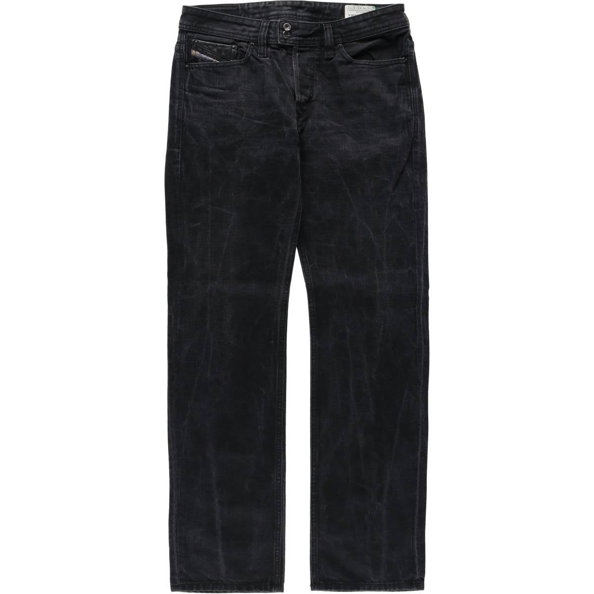 古着 アルマーニ ARMANI JEANS ブラックデニム ストレートデニムパンツ