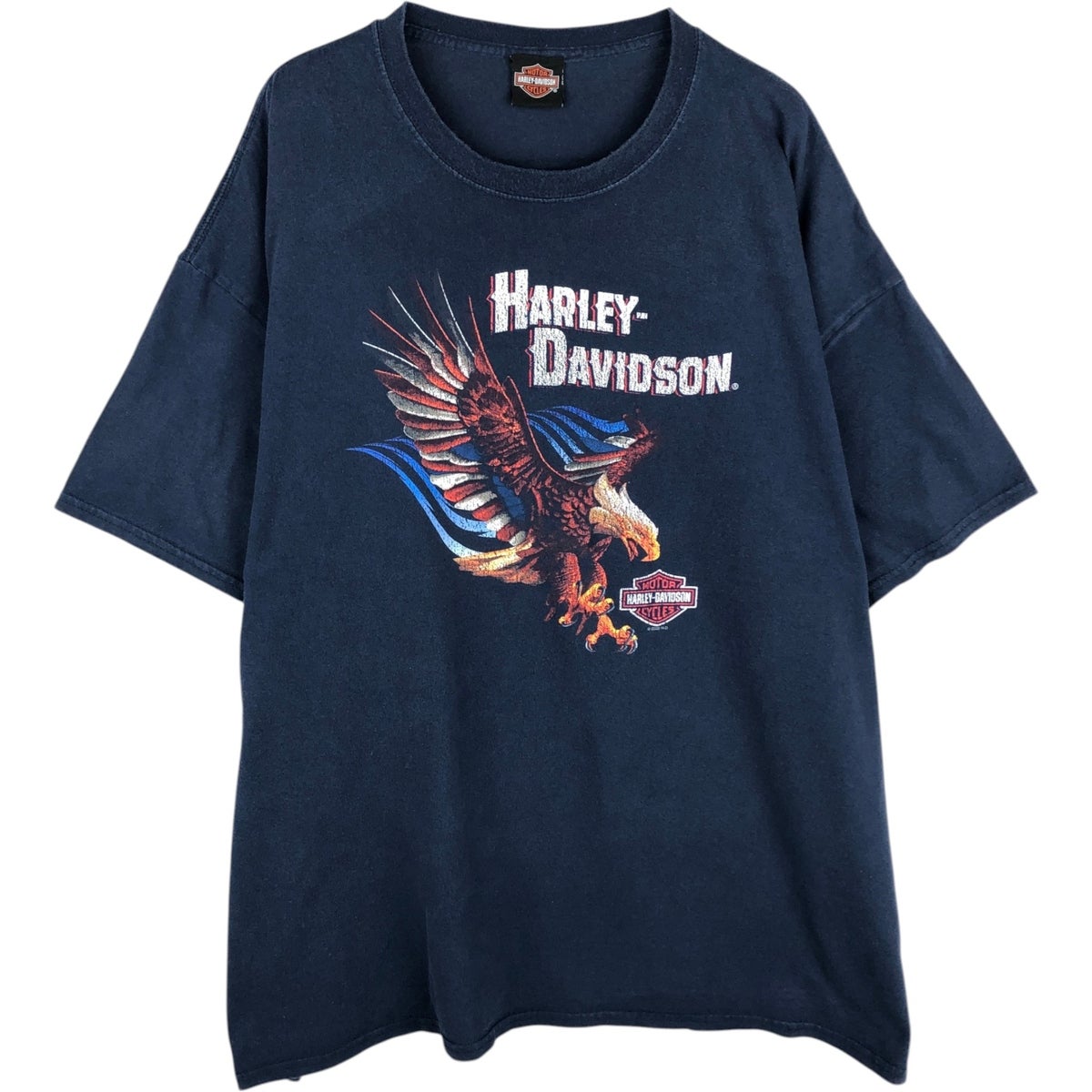 古着 ハーレーダビッドソン Harley-Davidson 鷲柄 イーグル柄 モーター
