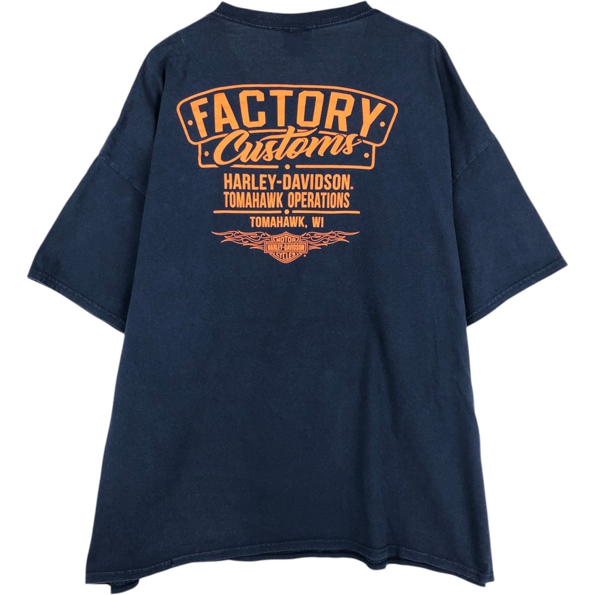 古着 ハーレーダビッドソン Harley-Davidson 鷲柄 イーグル柄 モーター