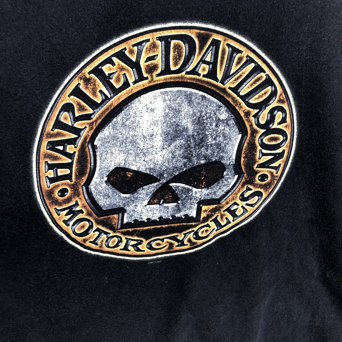 古着 ハーレーダビッドソン Harley-Davidson ドクロ柄 スカル柄