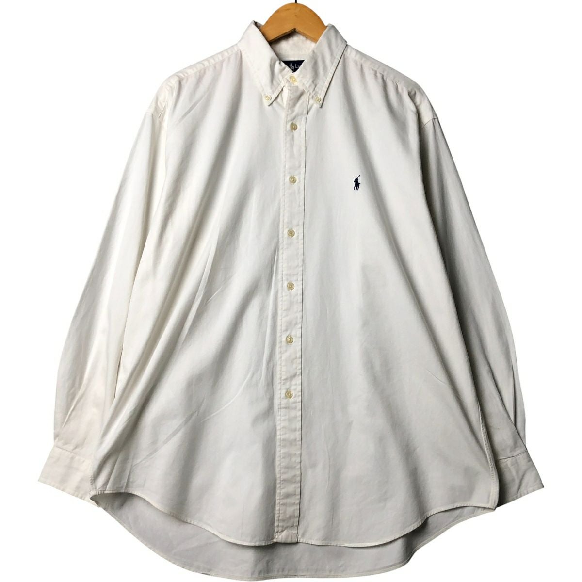 古着 ラルフローレン Ralph Lauren BIG SHIRT 長袖 ボタンダウンシャツ