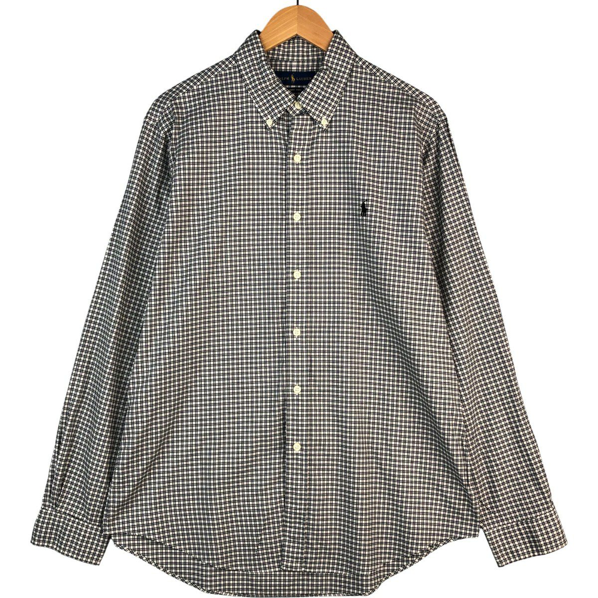 古着 ラルフローレン Ralph Lauren BIG SHIRT 長袖 ボタンダウン
