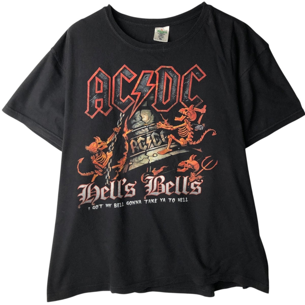 古着 AC/DC エーシーディーシー バンドTシャツ バンT メンズXXL相当