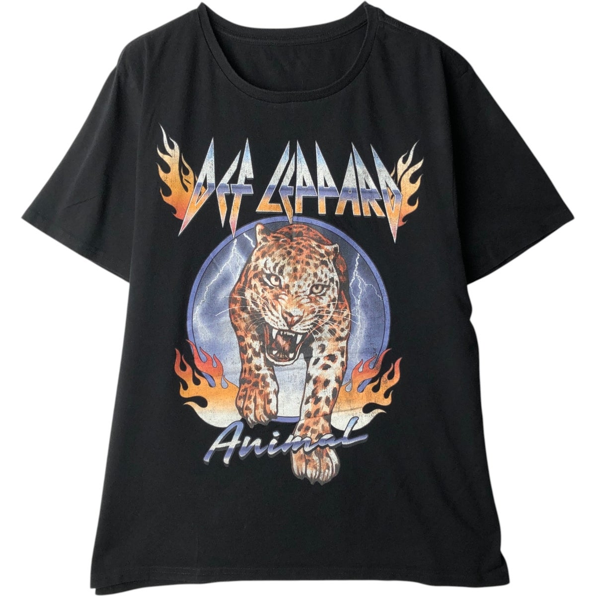 古着 DEF LEPPARD デフレパード レオパード柄 ヒョウ柄 バンドTシャツ