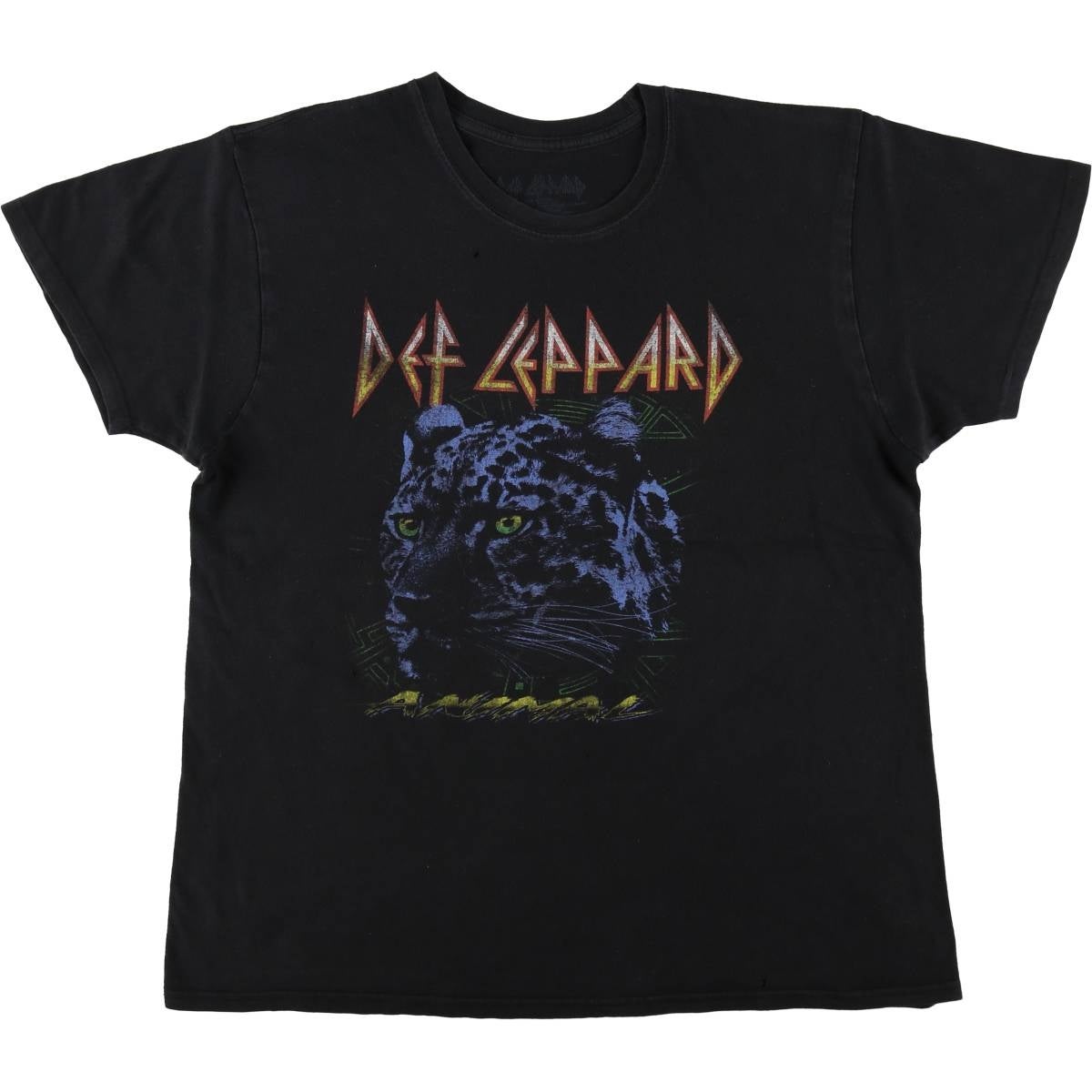 古着 DEF LEPPARD デフレパード レオパード柄 ヒョウ柄 バンドTシャツ