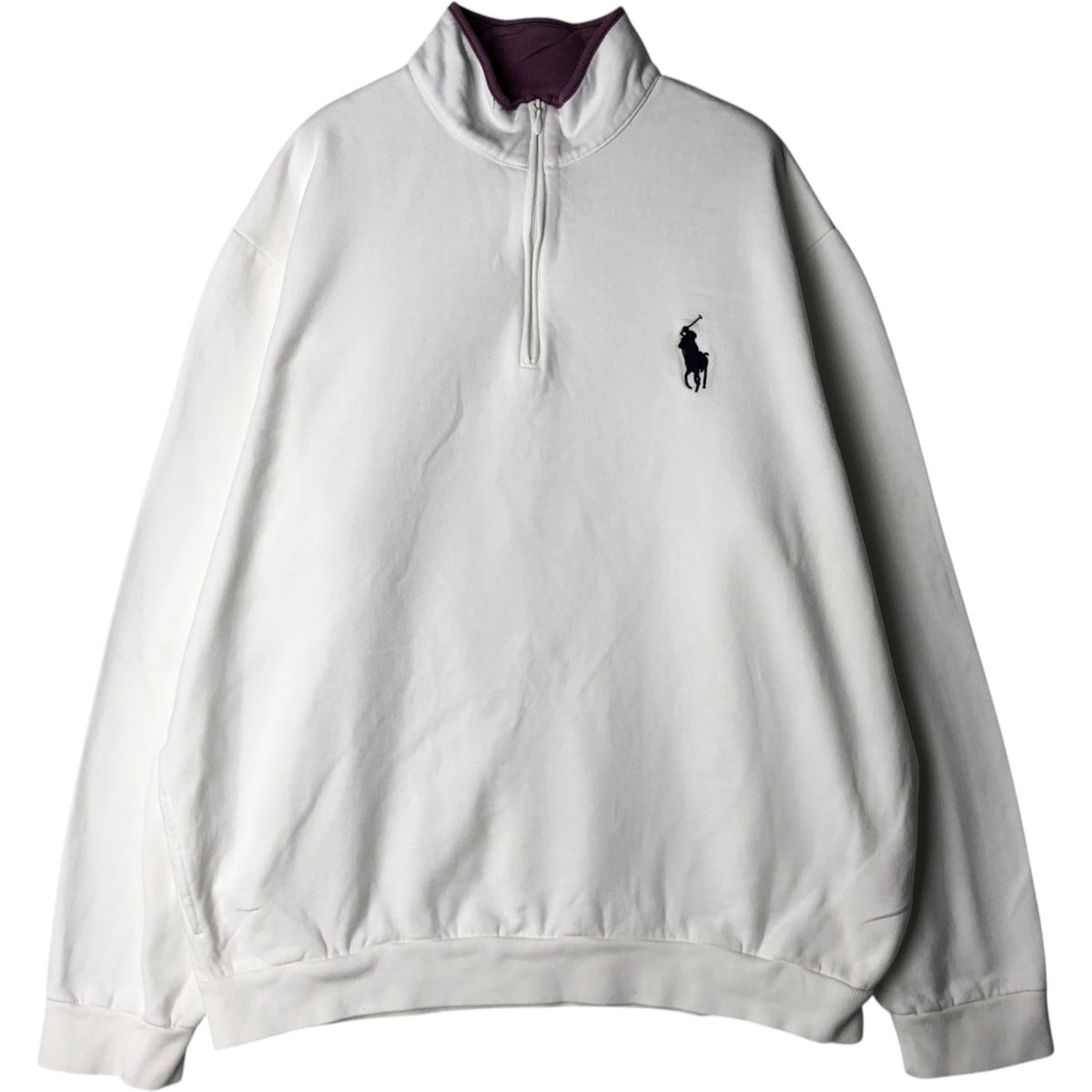 古着 ラルフローレン Ralph Lauren POLO GOLF ポロゴルフ ハーフジップ