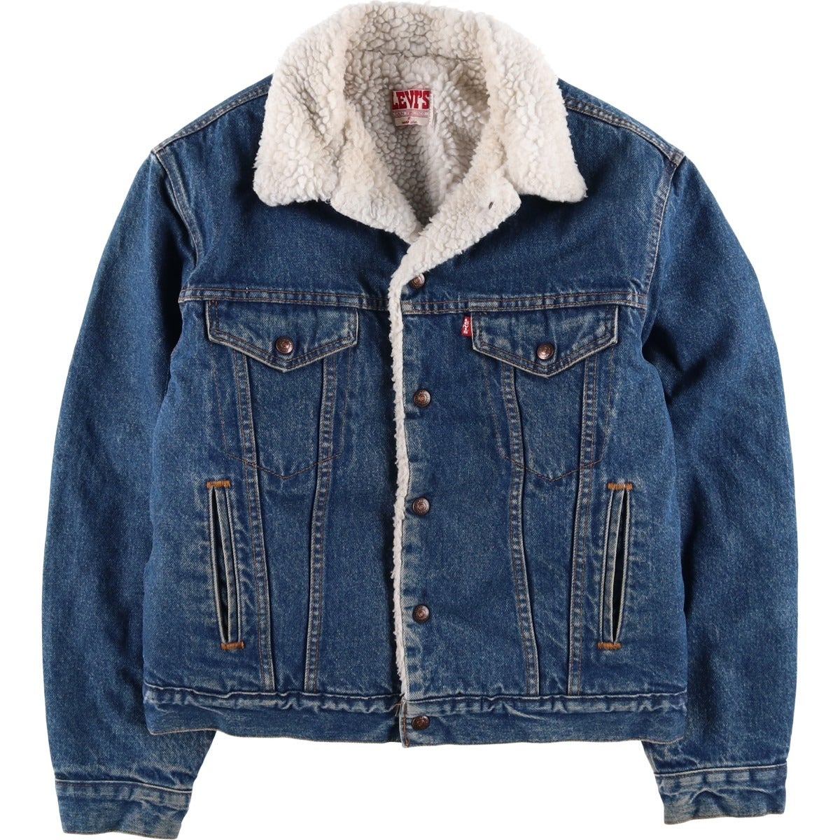 古着 80～90年代 リーバイス Levis デニムボアベスト USA製 メンズS