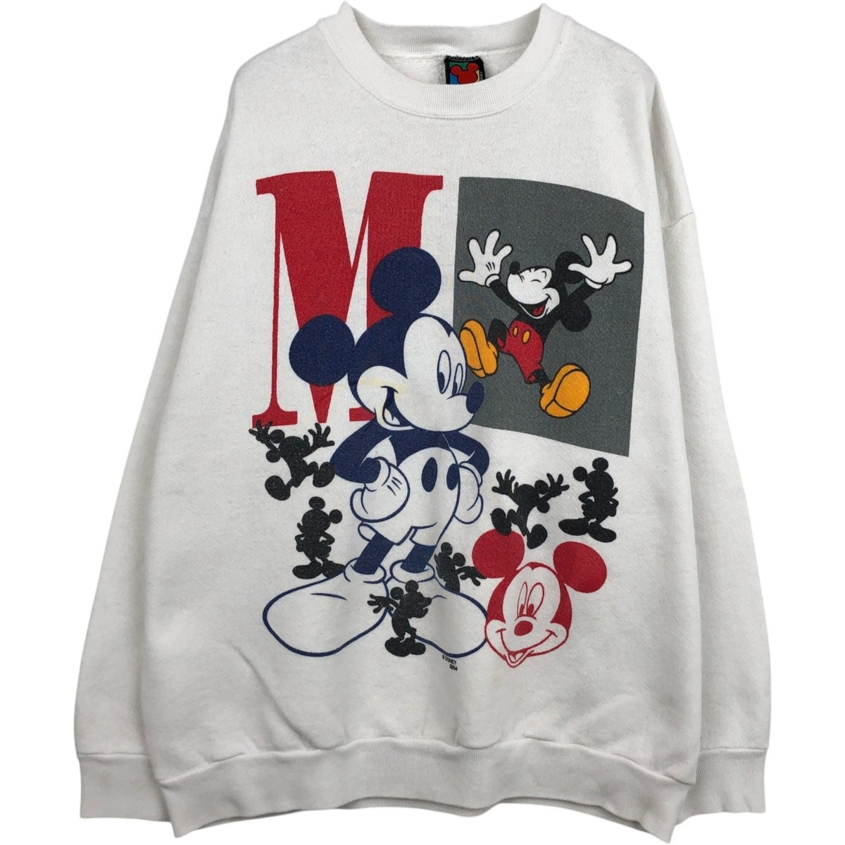 古着 DISNEY MICKEY MOUSE ミッキーマウス プリント キャラクター