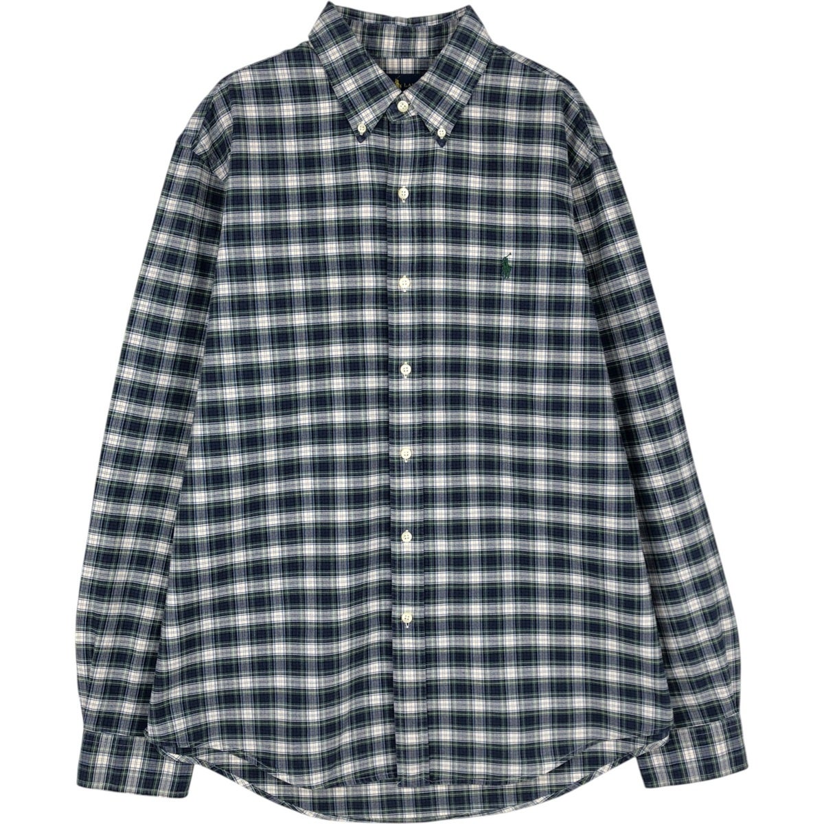 古着 ラルフローレン Ralph Lauren CUSTOM FIT 長袖 ボタンダウン
