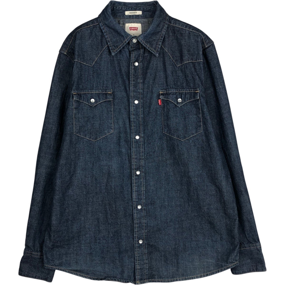 古着 リーバイス Levis STANDARD FIT 長袖 デニム ウエスタンシャツ