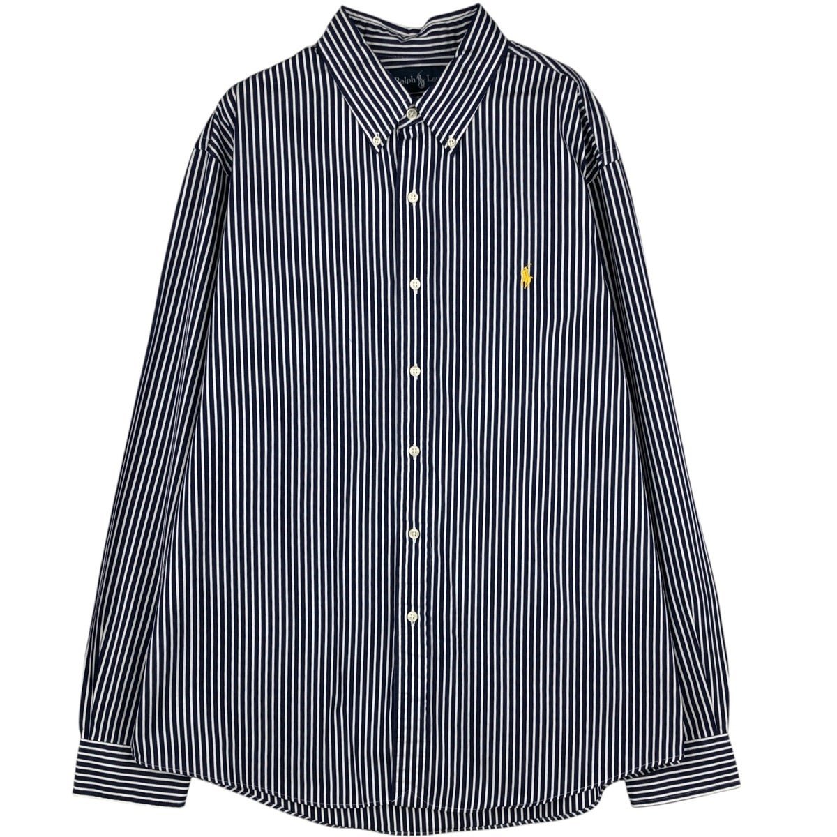 古着 ラルフローレン Ralph Lauren CUSTOM FIT 長袖 コットン