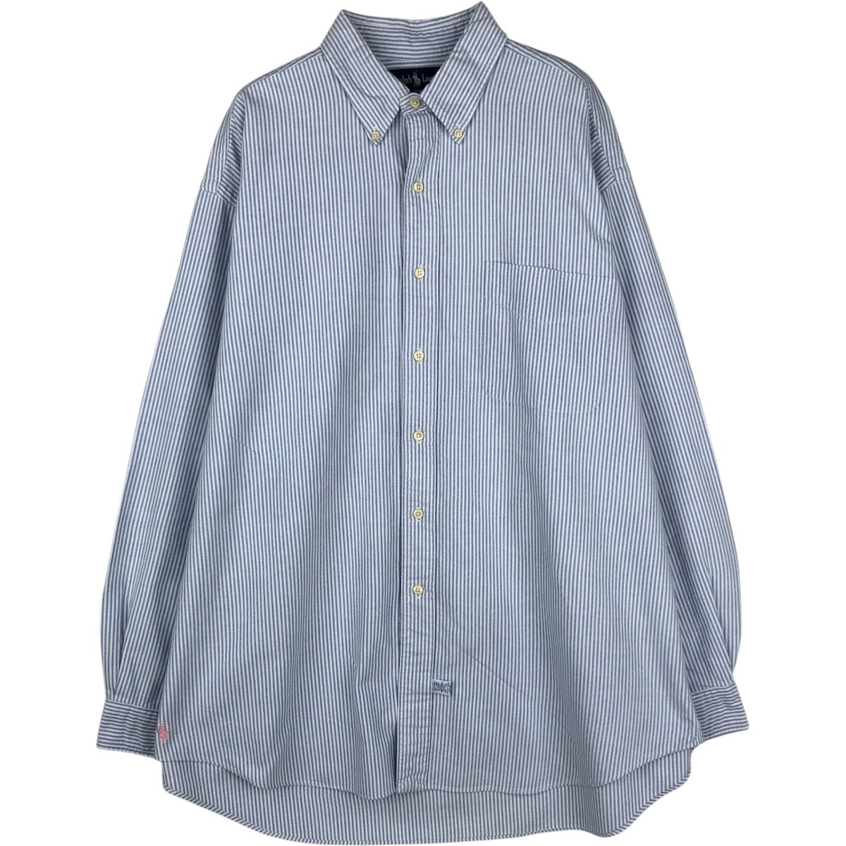 古着 ラルフローレン Ralph Lauren THE BIG OXFORD 長袖 ボタンダウン