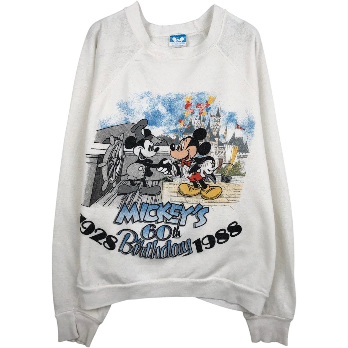 古着 Micky&Co. MICKEY MOUSE ミッキーマウス キャラクタースウェットシャツ トレーナー USA製 メンズL相当 ヴィンテージ/eaa614399 古着 Micky&Co. MICKEY MOUSE ミッキーマウス キャラクタースウェット