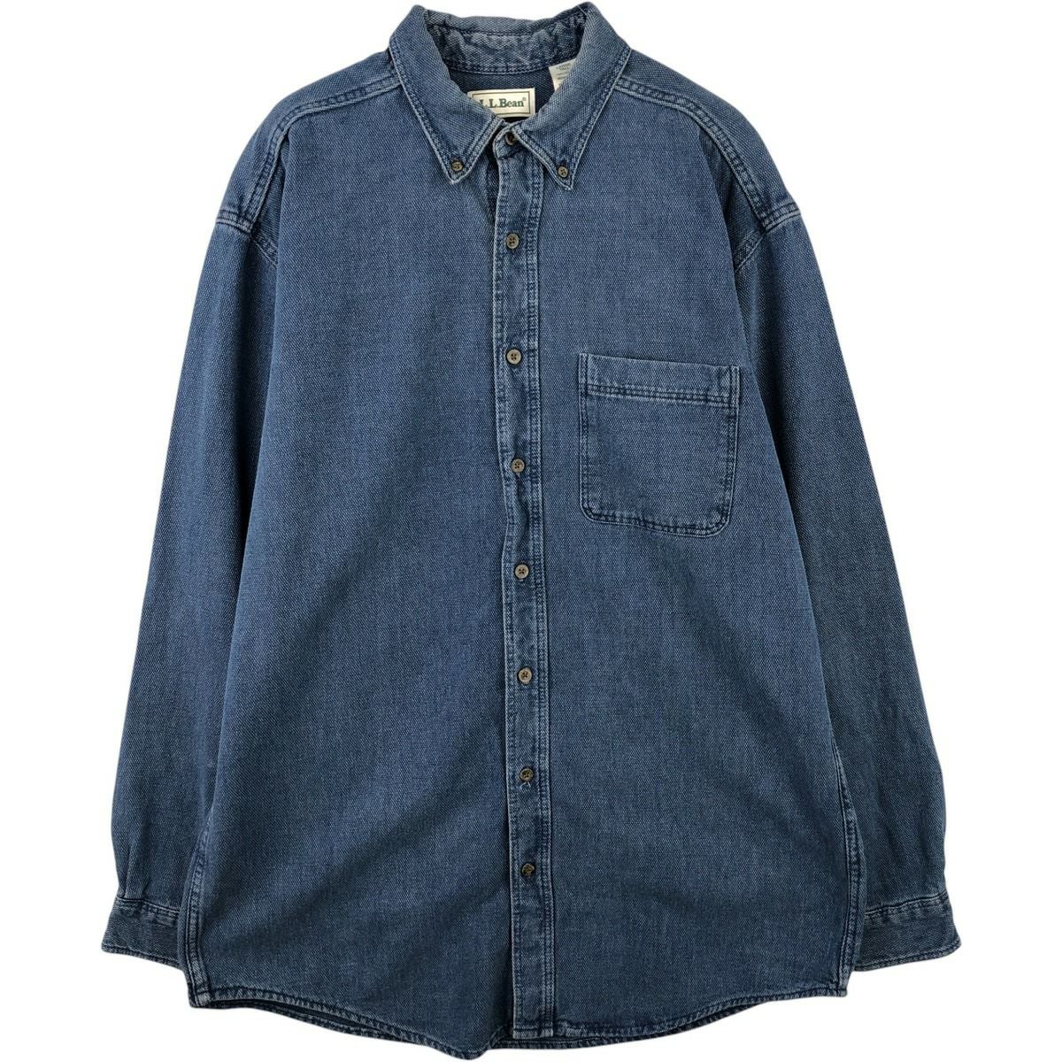 古着 80～90年代 エルエルビーン L.L.Bean 長袖 ボタンダウンシャツ