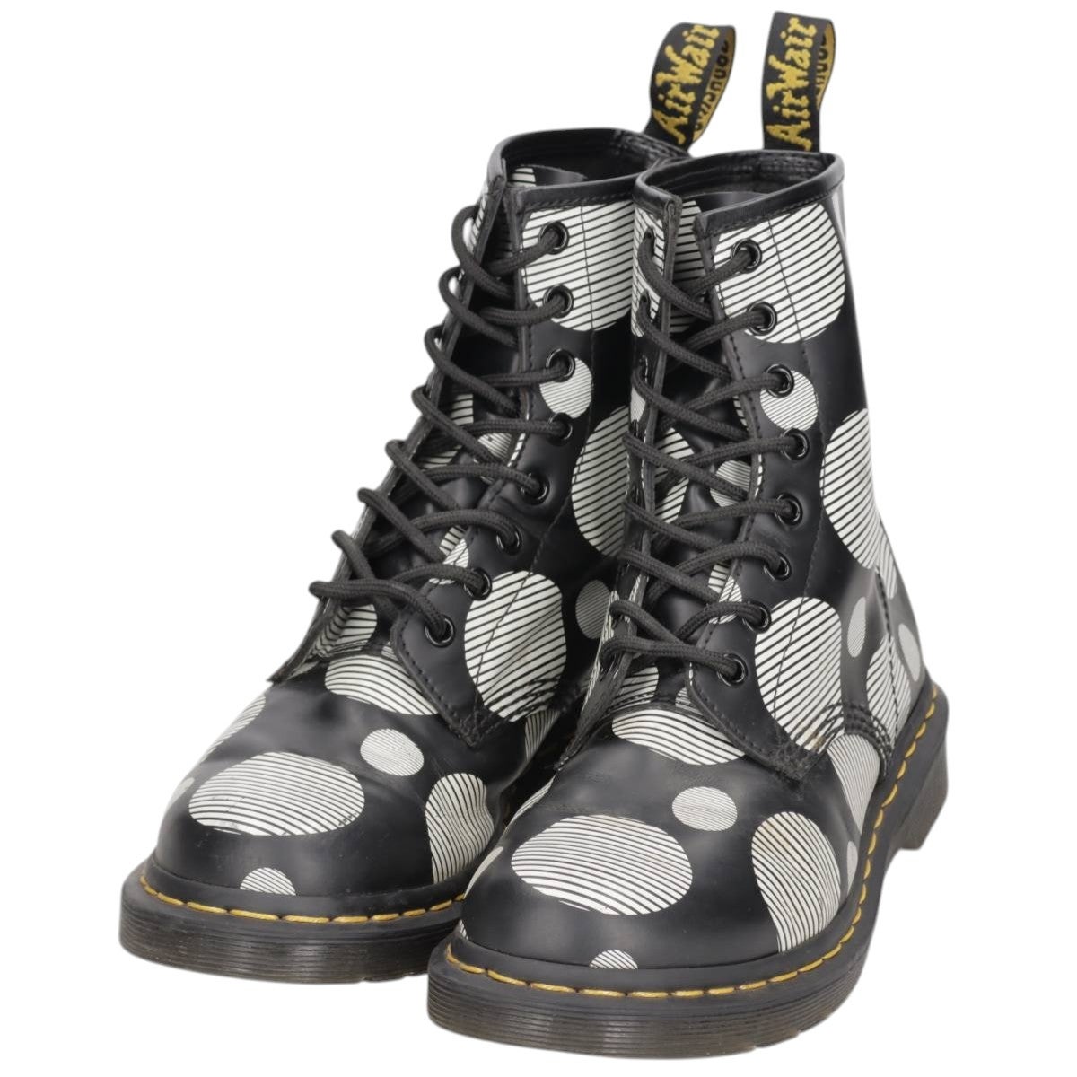 古着 ドクターマーチン Dr.Martens 蛇柄 パイソン柄 8ホールブーツ