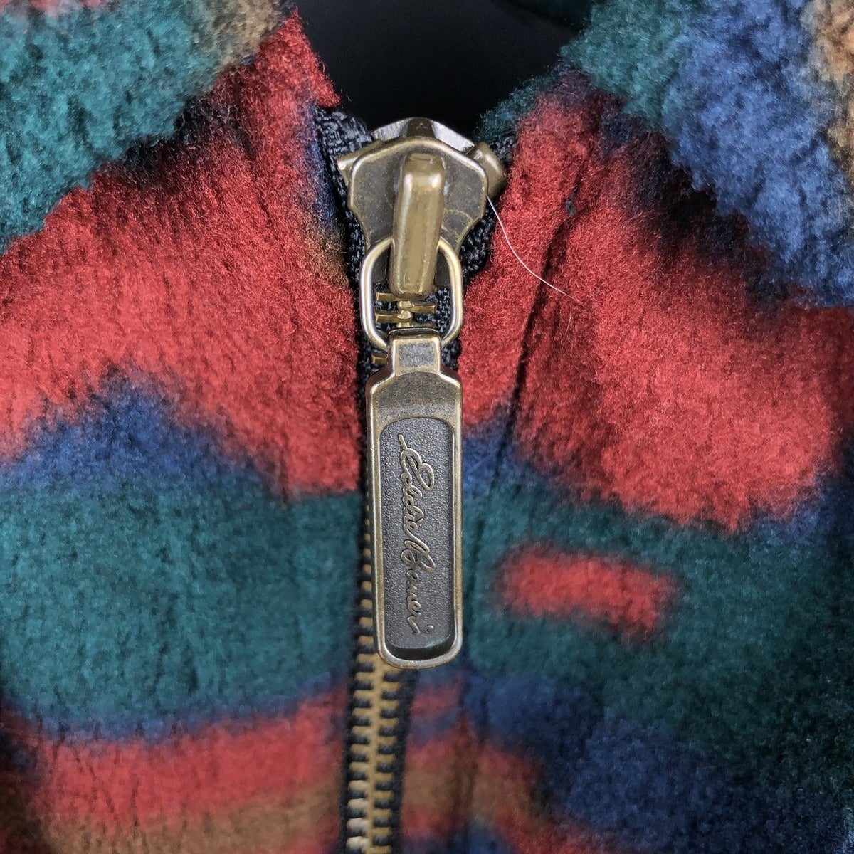 古着 90年代 エディーバウアー Eddie Bauer 総柄 ネイティブ柄 襟付き