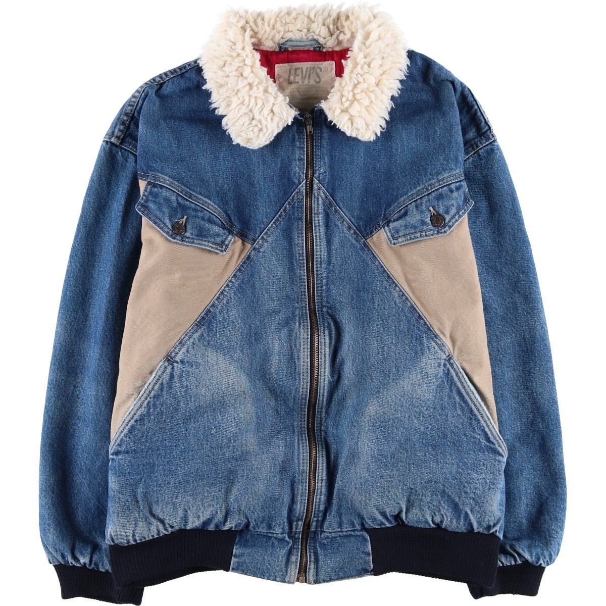 古着 90年代 リーバイス Levis 70760-0215 中綿入り デニムブルゾン