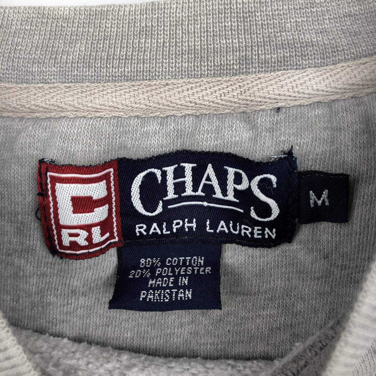 古着 ラルフローレン Ralph Lauren CHAPS チャップス ロゴスウェット