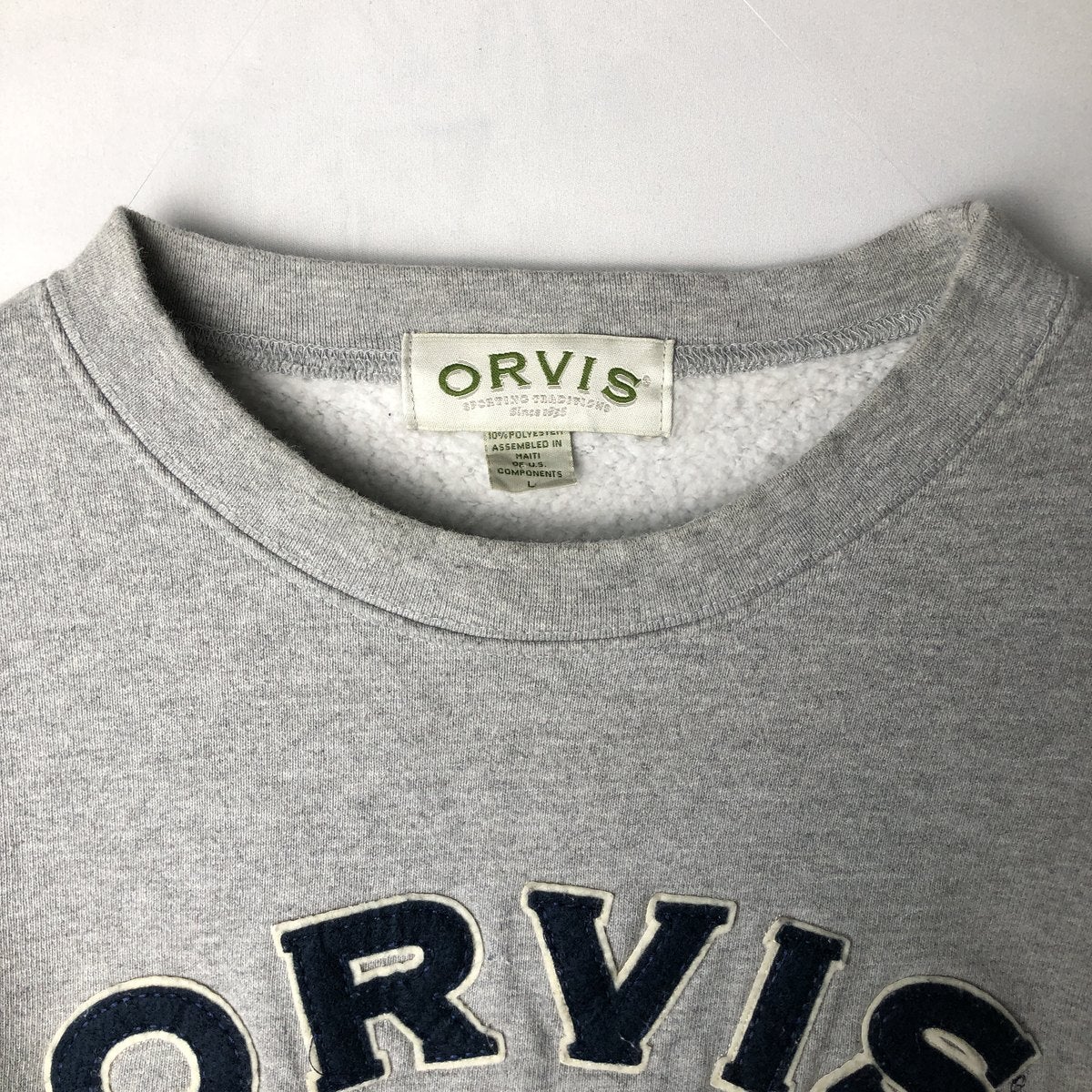 古着 90～00年代 オービス ORVIS ロゴスウェットシャツ トレーナー
