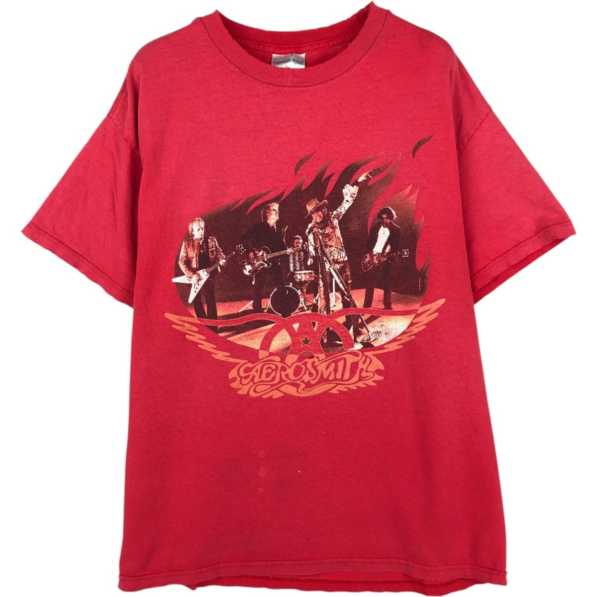 古着 00年代 eygnus AEROSMITH エアロスミス バンドTシャツ バンT