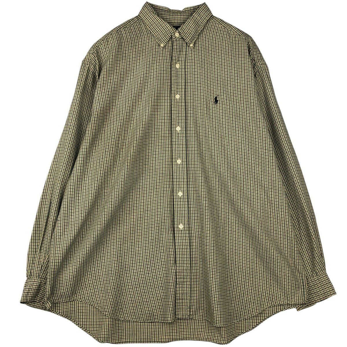 古着 ラルフローレン Ralph Lauren MARLOWE 長袖 ボタンダウンチェックシャツ メンズXL相当/eaa607076 Ralph Lauren - 古着 ラルフローレン Ralph Lauren MARLOWE 長袖