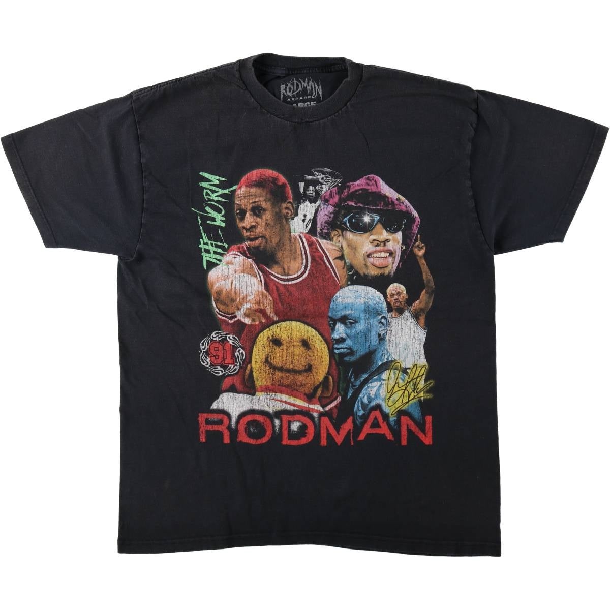 古着 Dennis Rodman デニスロッドマン スポーツプリントTシャツ メンズ