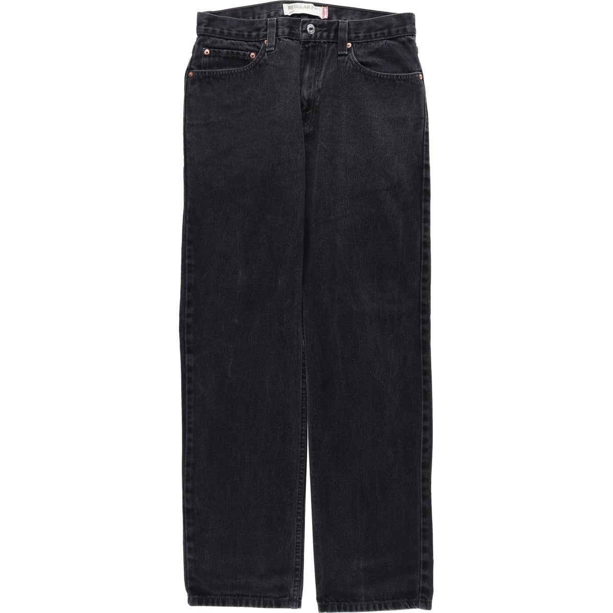 古着 リーバイス Levi's 505 REGULAR FIT ブラックデニム テーパードデニムパンツ メンズw34相当/eaa614663 古着 リーバイス Levis 505 REGULAR FIT ブラックデニム テーパード