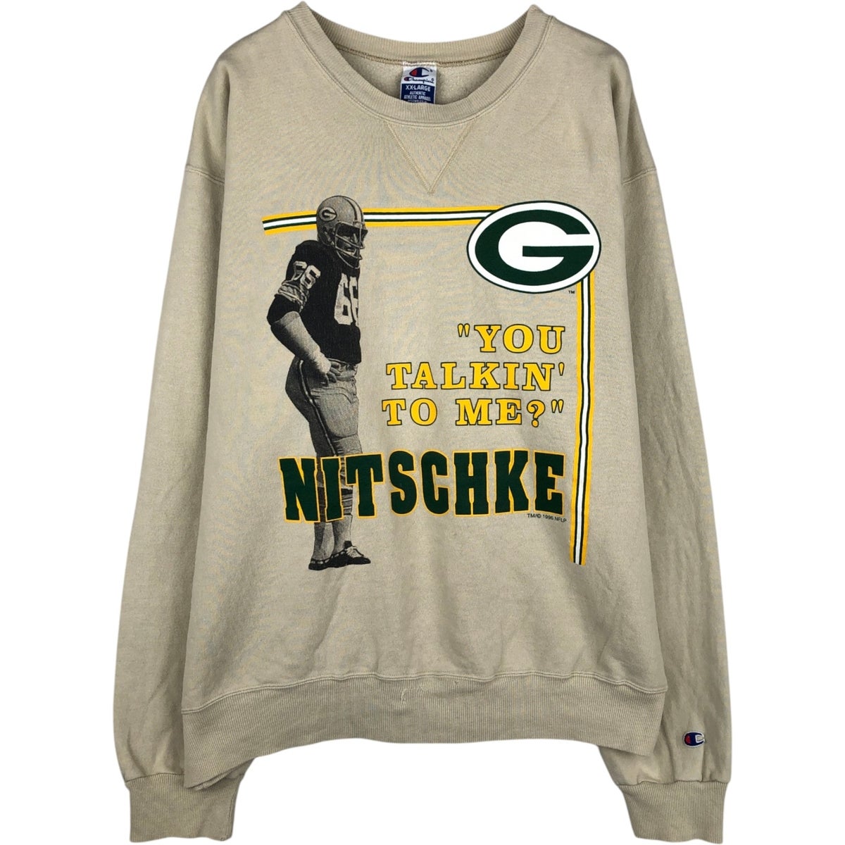 古着 90年代 チャンピオン Champion NFL GREEN BAY PACKERS グリーンベイパッカーズ プリントスウェットシャツ トレーナー メンズXXL相当 ヴィンテージ/eaa629802 古着 90年代 チャンピオン Champion NFL GREEN BAY PACKERS グリーン